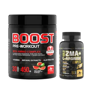 BOOST Pre-Workout + ZMA L-Arginine Complex 90 Kapsül