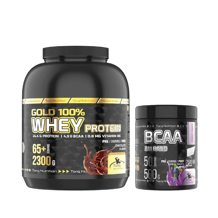 GOLD %100 Whey Protein Tozu 2300 G + BCAA 500 G