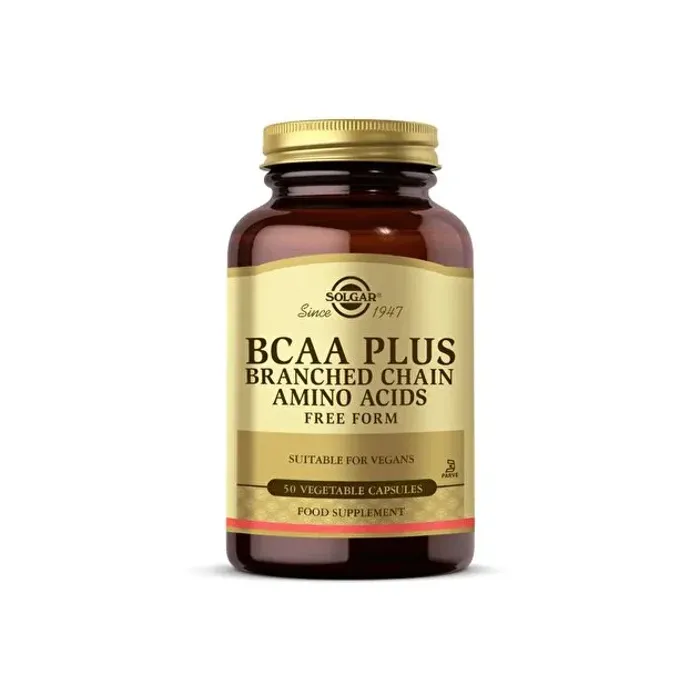 Solgar BCAA Plus 50 Bitkisel Kapsül