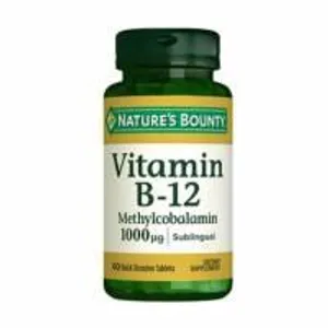 Nature's Bounty Vitamin B12 Methycobalamin 1000 mcg 60 Dilaltı Tablet