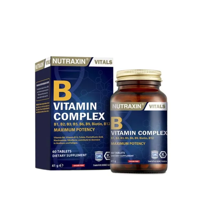 Nutraxin B Complex Vitamin 60 Kapsül