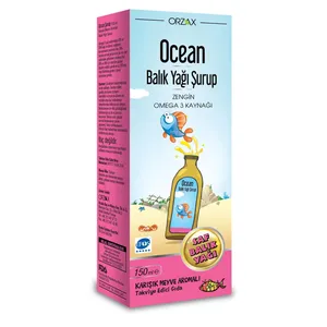 Ocean Fish Oil Tutti Frutti Karışık Meyve Aromalı Şurup 150 ml