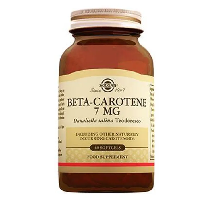 Solgar Beta Carotene 7 mg 60 Kapsül