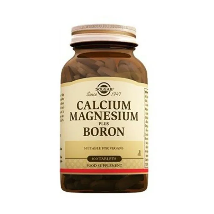 Solgar Calcium Magnesium Plus Boron 100 Tablet