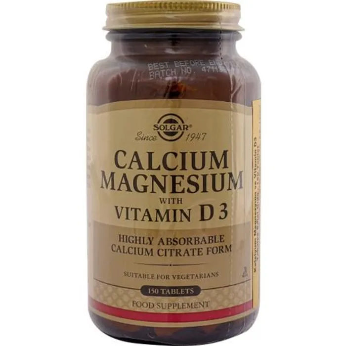 Solgar Calcium Magnesium Vitamin D3 150 Tablet