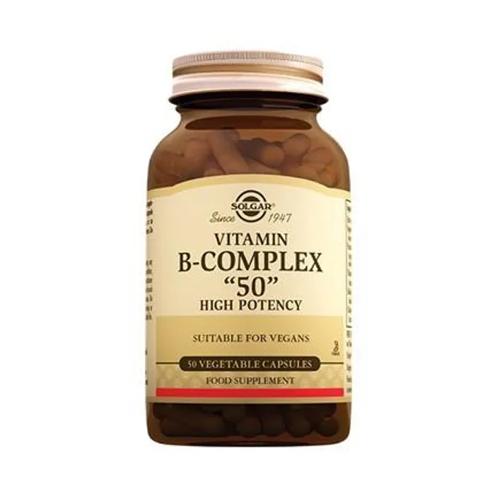 Solgar Vitamin B Complex 50 mg 50 Kapsül